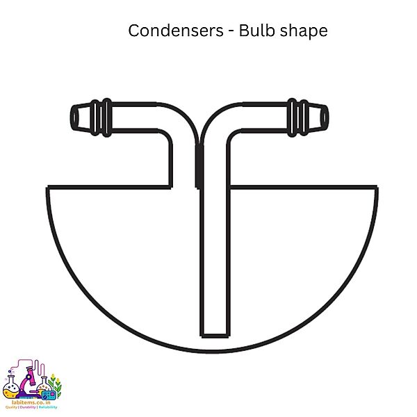 Condensers Bulb shape suitable for 1000 ml. spout less - Tall form