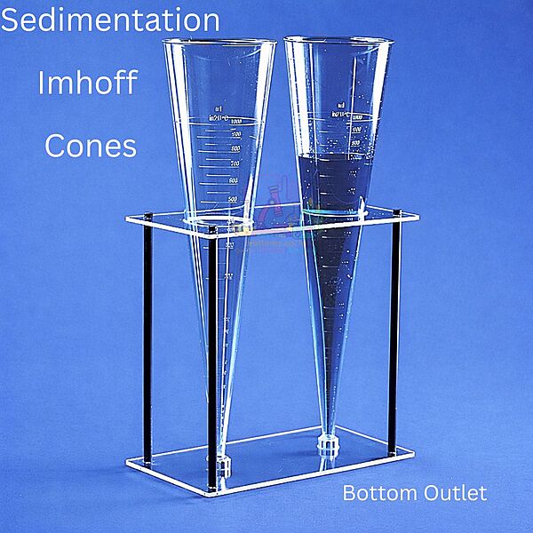 Cones, Imhoff, Sedimentation - Bottom Outlet