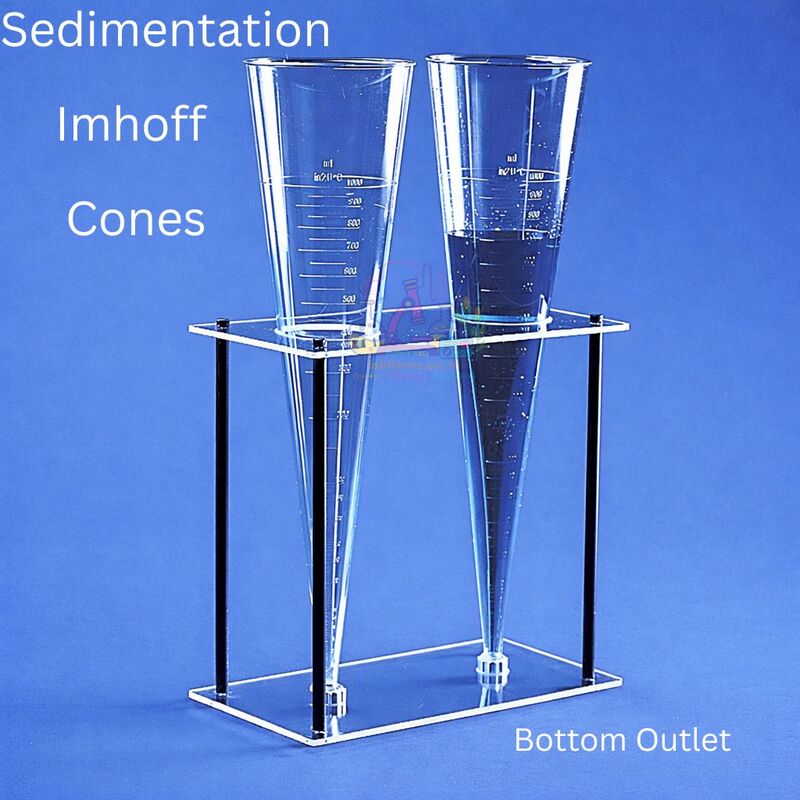 Cones, Imhoff, Sedimentation - Bottom Outlet