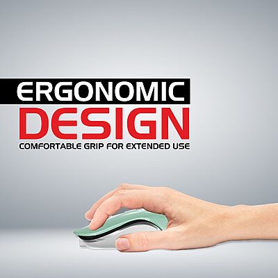 MOUSE CORDLESS ZEBION CONNECT-3(COOL GREEN)