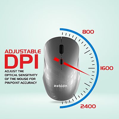 MOUSE CORDLESS ZEBION CONNECT-3(GREY) MOUSE CORDLESS ZEBION CONNECT-3(GREY)