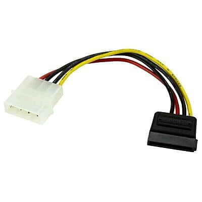 4 Pin Molex to SATA Power Cable Adapter for Internal Hard Disk Drive 4 Pin Molex to SATA Power Cable Adapter for Internal Hard Disk Drive