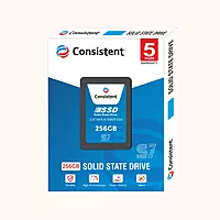 Consistent 2.5" 256GB SSD with SATA III Interface, 6Gb/s Read/Write Speed Upto - 552/500 MB/s,