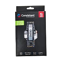 Consistent 512 GB NVMe PCIe M.2 SSD | 3D NAND | Up to 2200MB/s | CTNvme512S6 | 5 Years Warranty Consistent 512 GB NVMe PCIe M.2 SSD | 3D NAND | Up to 2200MB/s | CTNvme512S6 | 5 Years Warranty