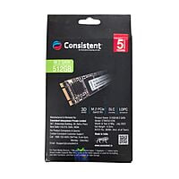 Consistent 512 GB NVMe PCIe M.2 SSD | 3D NAND | Up to 2200MB/s | CTNvme512S6 | 5 Years Warranty Consistent 512 GB NVMe PCIe M.2 SSD | 3D NAND | Up to 2200MB/s | CTNvme512S6 | 5 Years Warranty