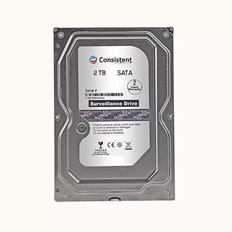 Consistent Sata 2 TB Desktop, Surveillance Systems Internal Hard Disk Drive (HDD)