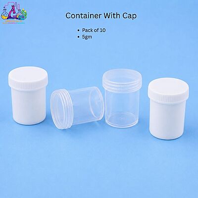 5 gm Container With Cap pack of 10