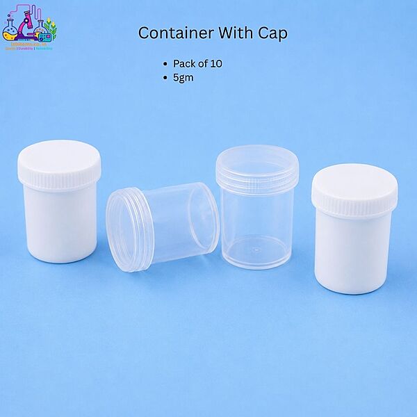 5 gm Container With Cap pack of 10