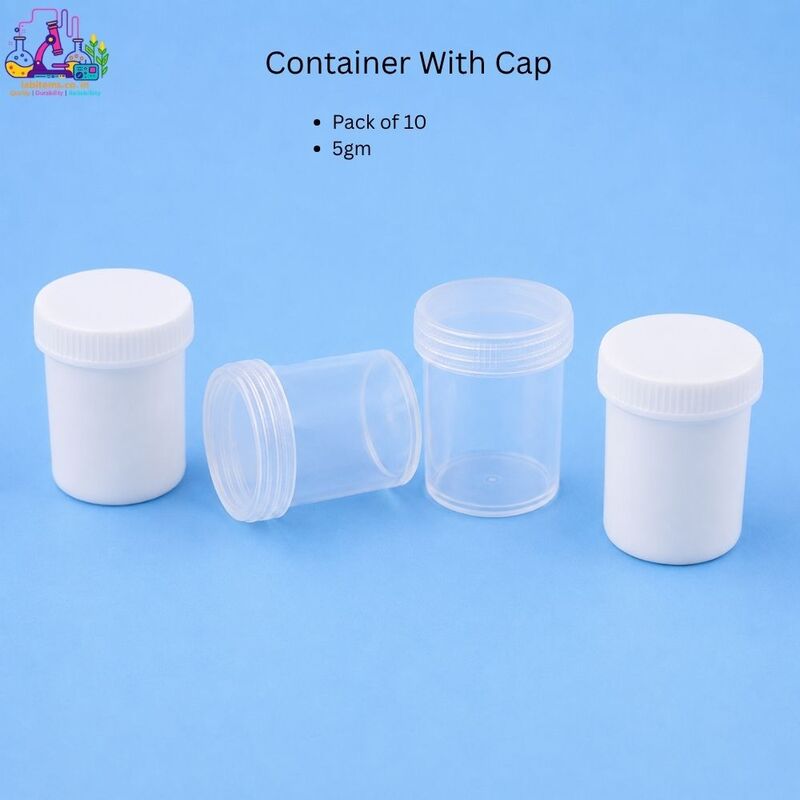 5 gm Container With Cap pack of 10