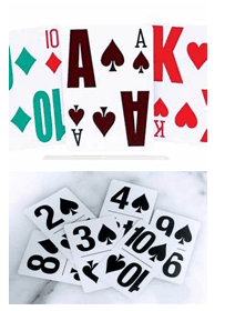 Contrast Enhancement Playing Cards