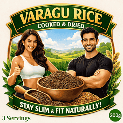 Varagu Rice Cooked and Dried - 200g