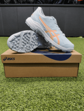Cricket Shoe ASICS GEL PEAKE 2 GS COOL GREY/BRIGHT SUNSTONE Cricket Shoe ASICS GEL PEAKE 2 GS COOL GREY/BRIGHT SUNSTONE