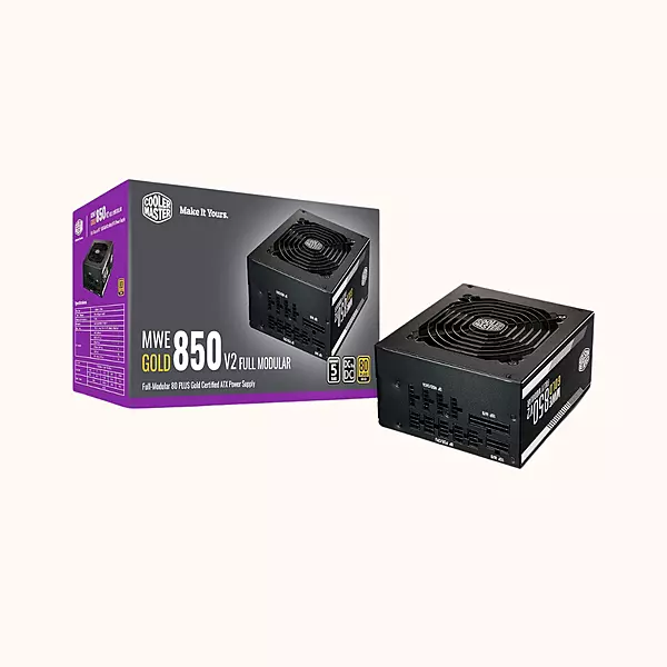 Cooler Master 850 WATT FULLY MODULAR 80 PLUS GOLD- MWE850 V2