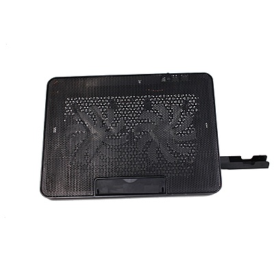 Laptop Cooling Pad with Dual Fan USB Connector, Silent Operation, Retractable Stand for (39.37cm) 15.5 inch Notebook , Laptops