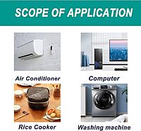 Champion 3-Pin Power Cable with Open End 6A, Universal Power Cord for PC, Desktop, Monitor, Printer, LED TV, SMPS, UPS, CCTV Power Supply