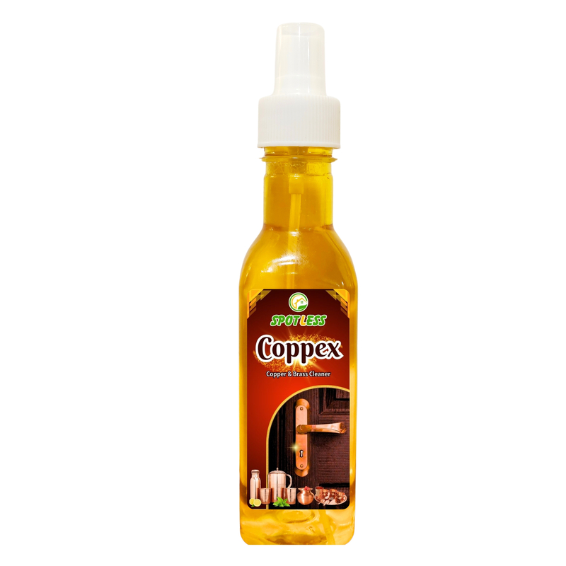 Coppex Brass & Copper Cleaner 200ml | Removes Tarnish, Stains & Restores Shine