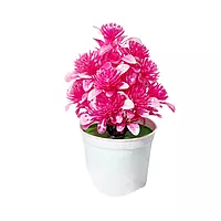 Artificial Potted Plant with Pink Roses