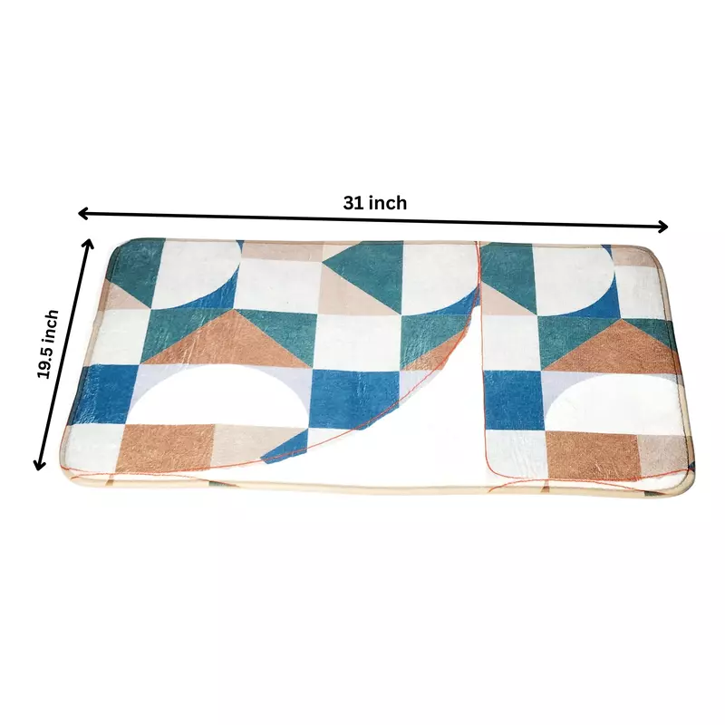 Anti Slip Printed Mat- Multi design 31*19.5 inch