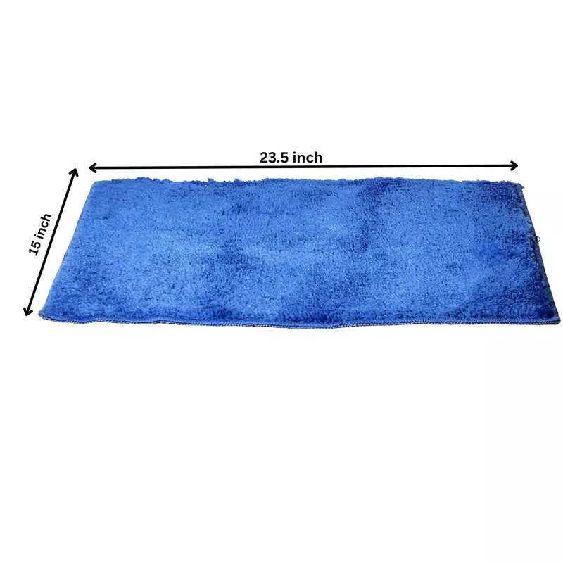 Blue Soft Rug Mat 23.5*15 inch