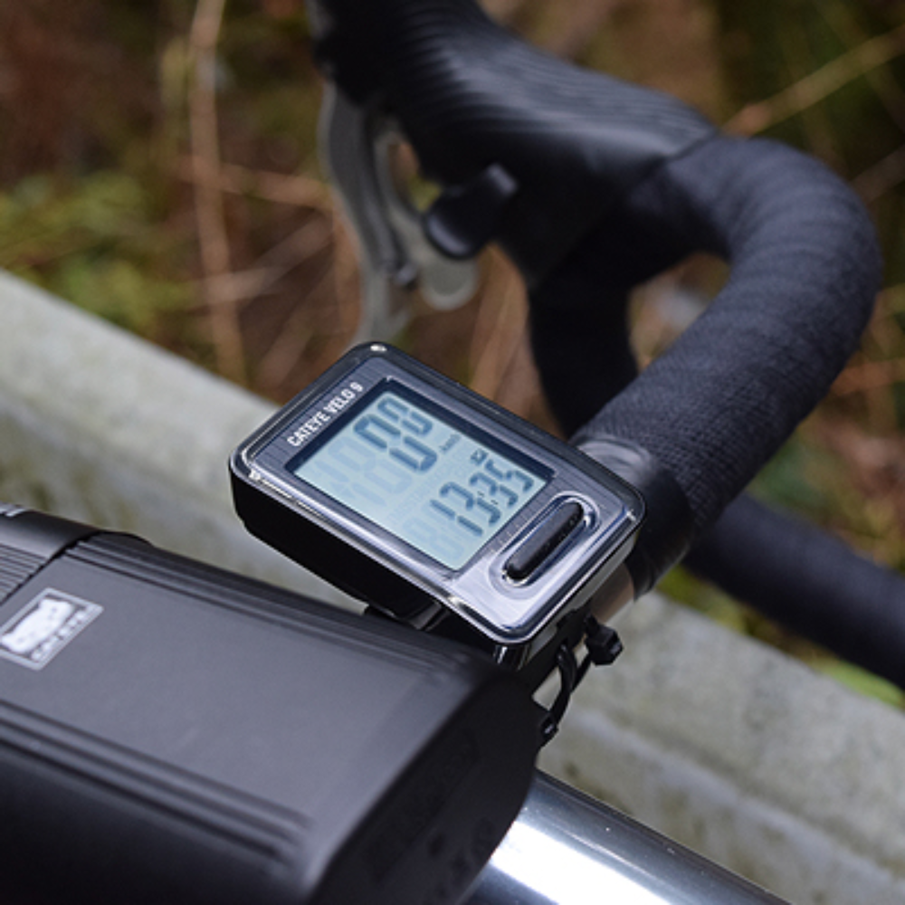 Cateye Cyclo Computer Velo 9 Black CC-VL820 (Wired)