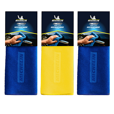 350 GSM 40x40 cms 3 pcs (2 Blue & 1 yellow)