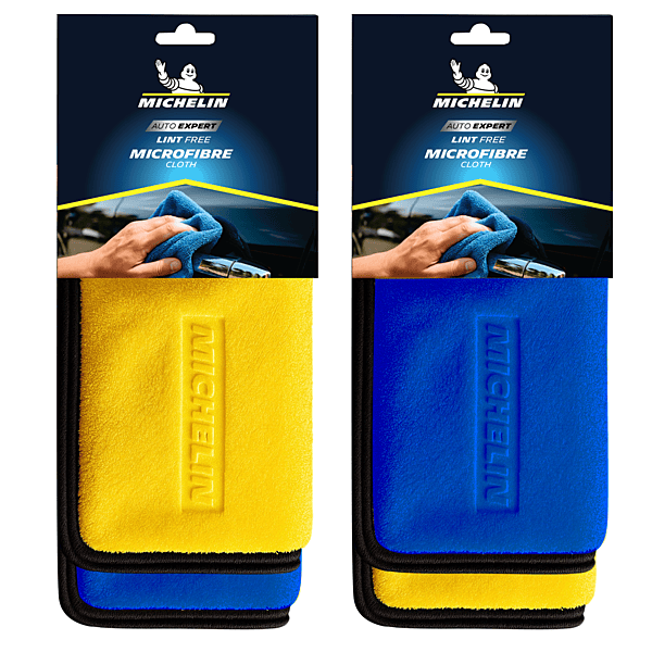 500 GSM 40X40 cms 4 pcs (2 blue & 2 yellow)