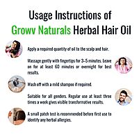 Growv Naturals Herbal Hair Oil 100ml | 100% Natural & Chemical-Free