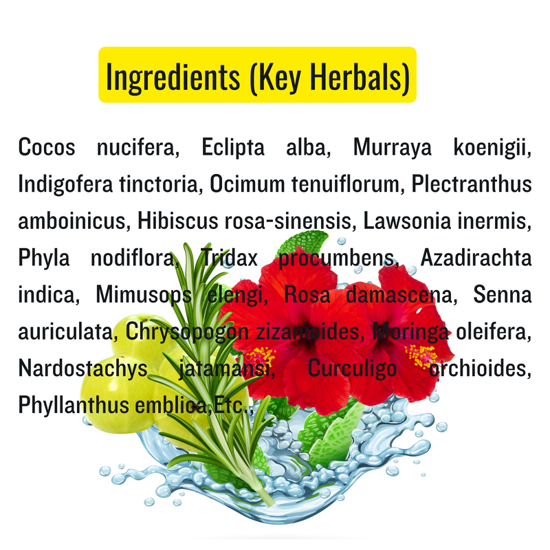 Growv Naturals Herbal Hair Oil 100ml | 100% Natural & Chemical-Free