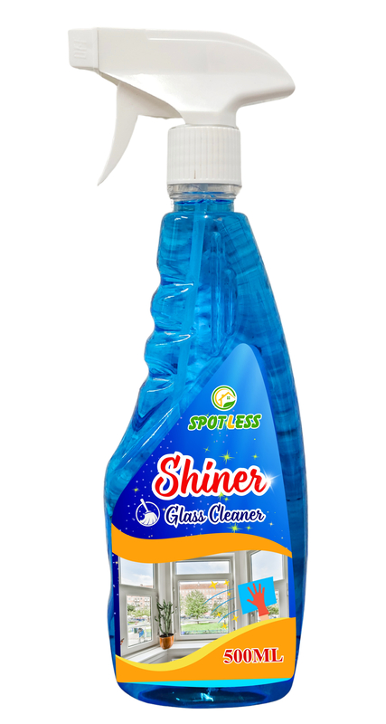 Shiner 500ml Glass & Mirror Cleaner – Sparkling Finish | Fast Dry | Home & Office Use