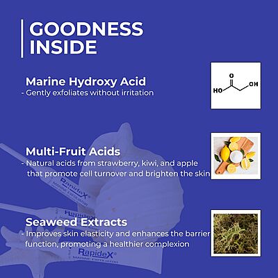 RapidexÒ Marine and Alpha Hydroxy Acid Rapid Exfoliator