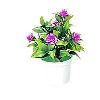 Artificial Planter with Sacred Lotus