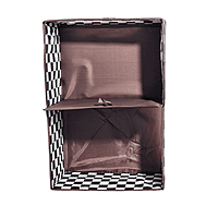 Black Chic Checkered Organizer For Wardrobe