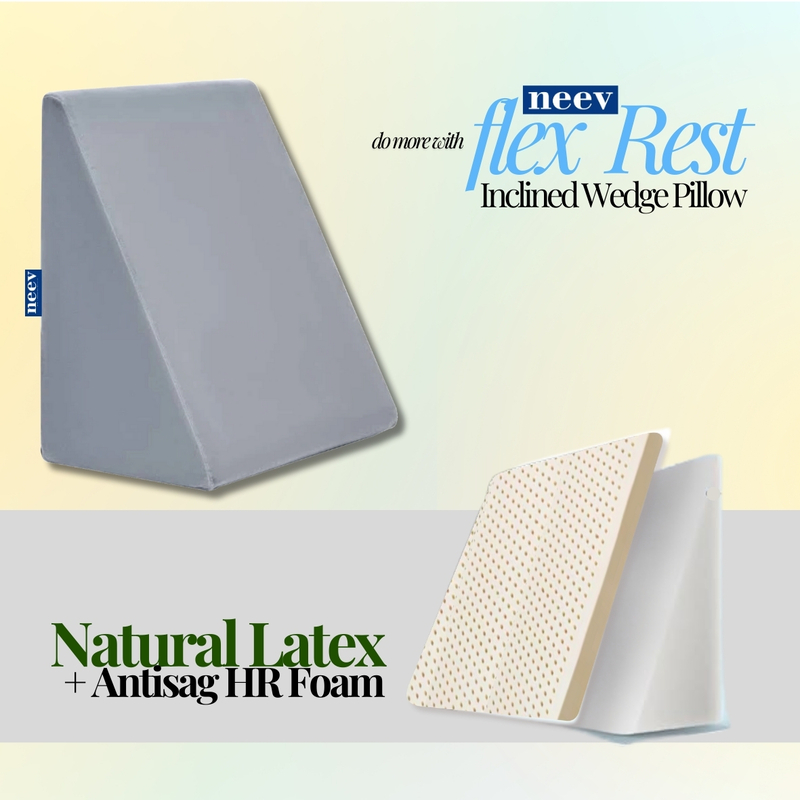 Neev Ergo Wedge Pillow with Latex Top