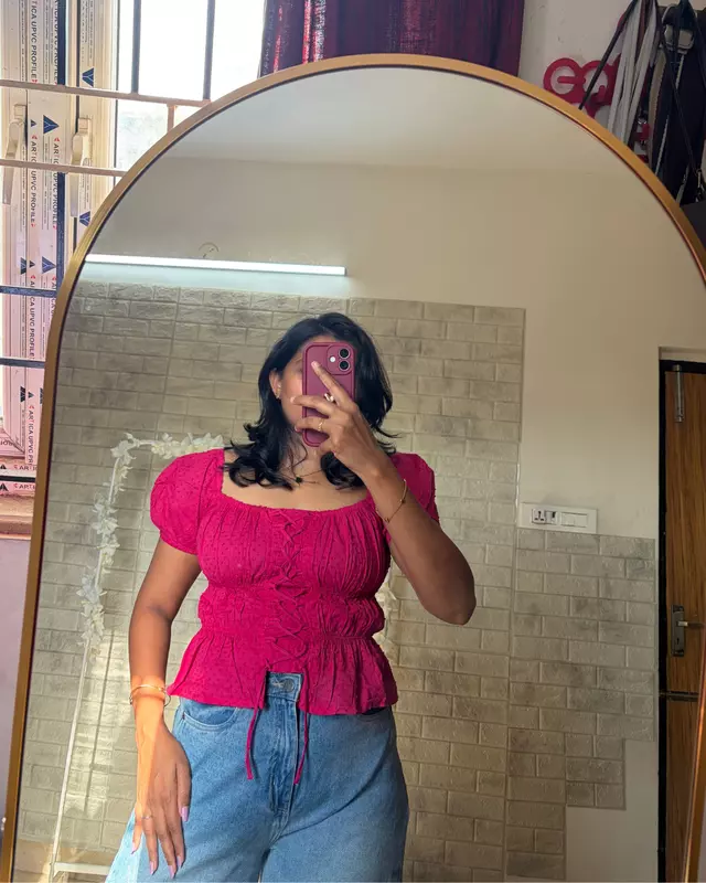 Coquette Peplum Top