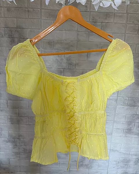Coquette Peplum Top