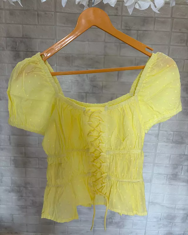Coquette Peplum Top