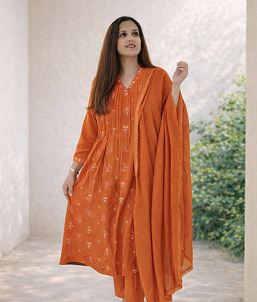 Coral Gulnaar Suit Set
