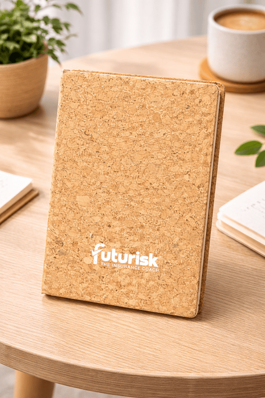 EcoSphere Cork Diary (Hard Bind) | Eco Friendly Recycled Paper
