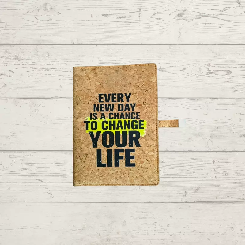 cork power bank diary with 5000mAh built-in charger cork power bank diary with 5000mAh built-in charger