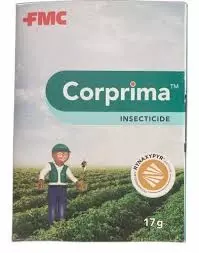 FMC Corprima Chlorantraniliprole 35% WG insecticide pack for tomato and okra fruit borers