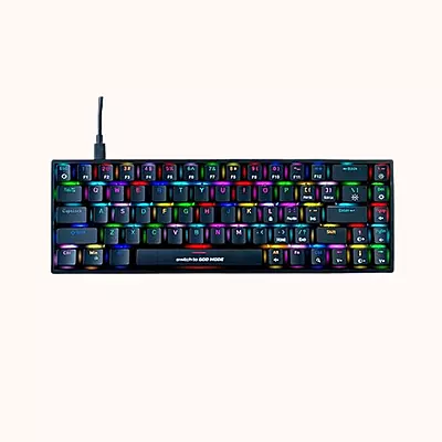 Cosmic Byte Artemis 68Key Per Key RGB Wired Mechanical Keyboard, CB-GK-23, Black