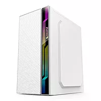 Coconut COSMIC White Micro ATX Cabinet with SM45 PSU & RGB