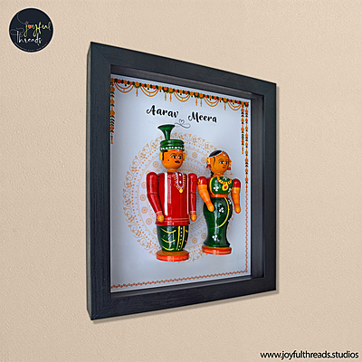 Together Always - Handcrafted & Personalized Couple Wall Frame - 14x12.5 Inch