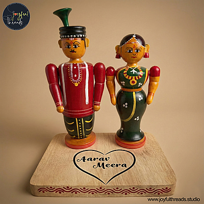 Bandhan Couple Dolls - Handcrafted & Customized