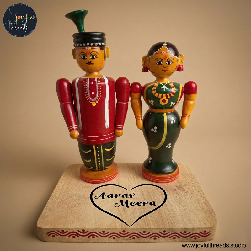 Bandhan Couple Dolls - Handcrafted & Customized