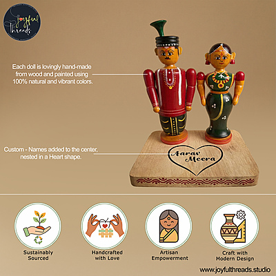 Bandhan Couple Dolls - Handcrafted & Customized