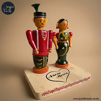 Bandhan Couple Dolls - Handcrafted & Customized