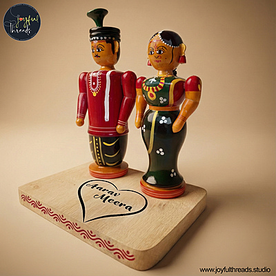 Bandhan Couple Dolls - Handcrafted & Customized