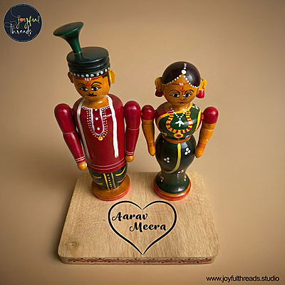 Bandhan Couple Dolls - Handcrafted & Customized