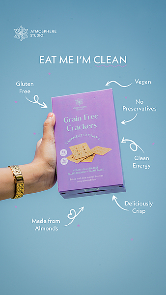 Caramelized Onion Grain Free Crackers